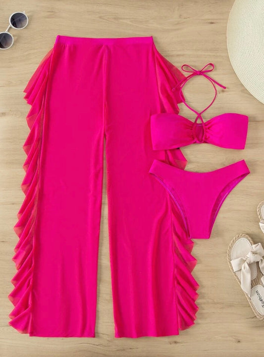 Pink 3pc Swimwear