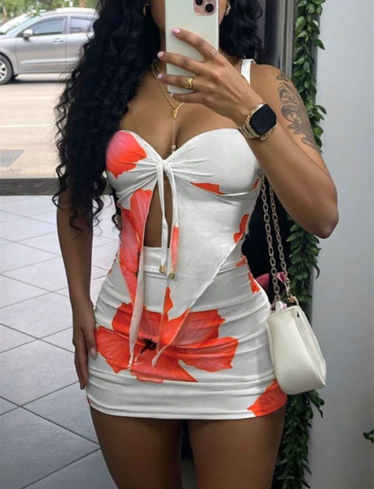 White Two Piece Set