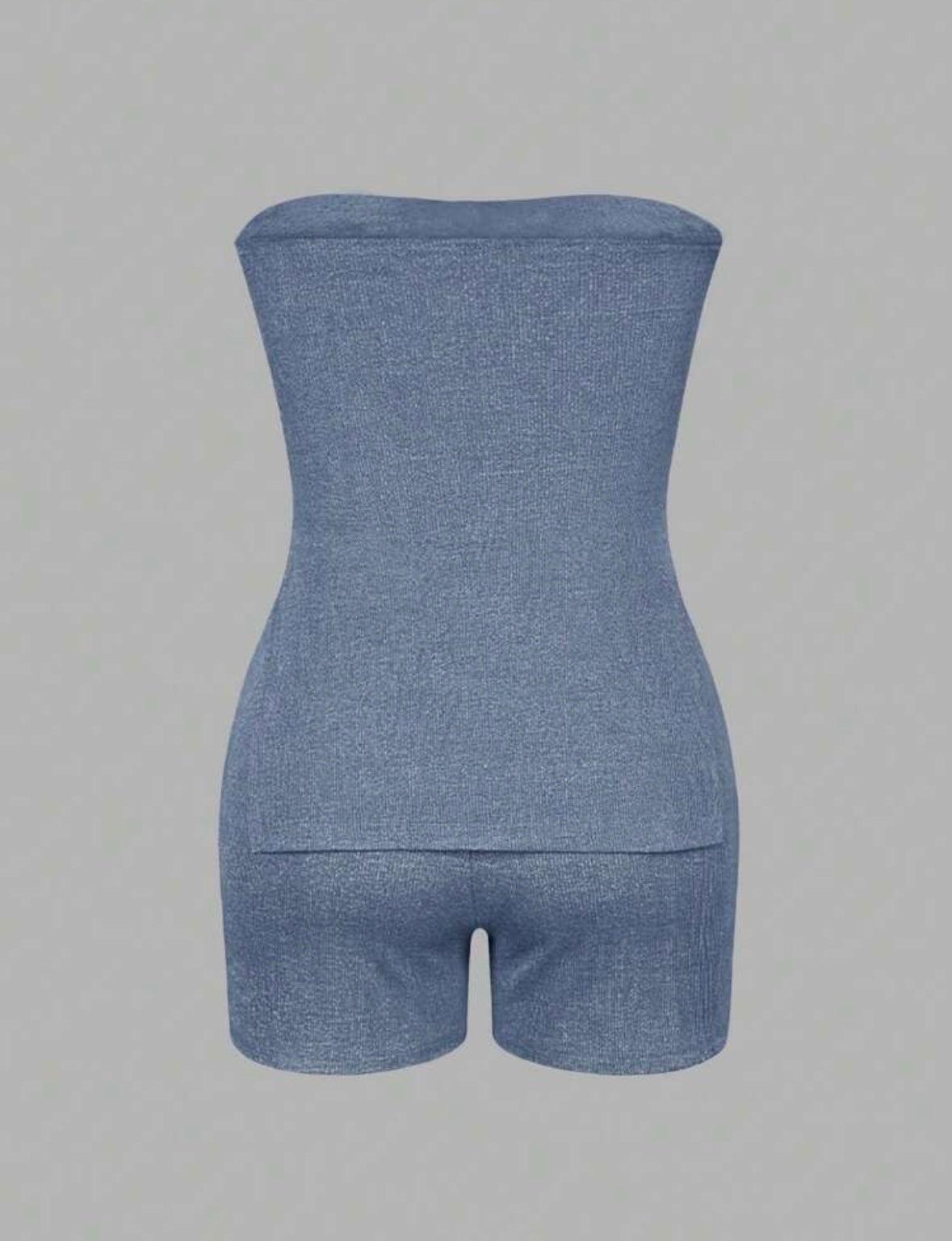 Strapless Two-piece Short Set