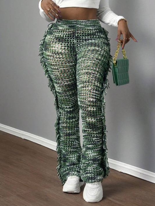 Knitted Tassel Autumn Pants