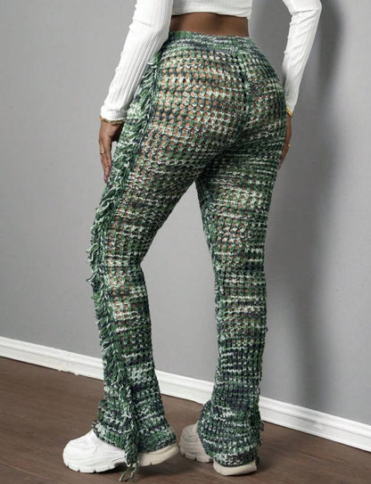 Knitted Tassel Autumn Pants