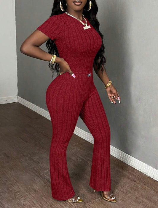 Casual Knit Two Piece Set
